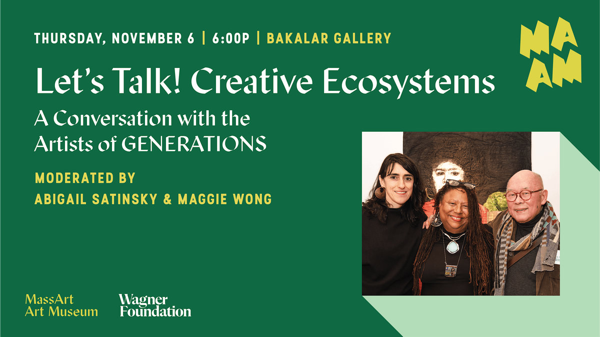 Let’s Talk! Creative Ecosystems, 6 November | Event in Boston | AllEvents