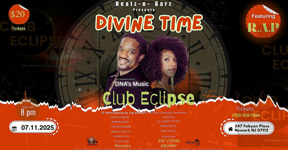 Divine Time @Club Eclipse, 11 July | Event in Newark | AllEvents