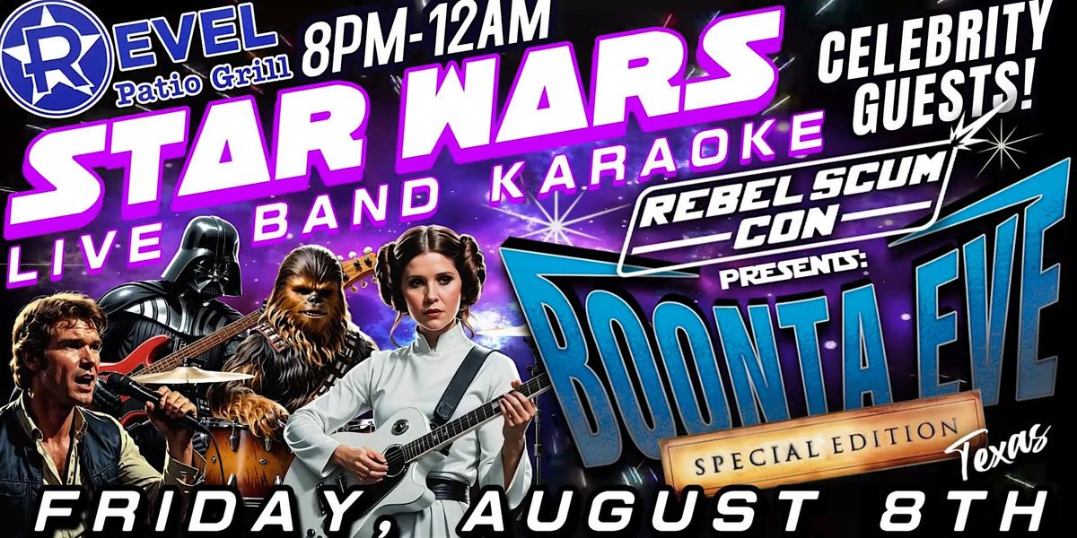 Boonta Eve with Star Wars Live Band Karaoke at The Revel! (Ticketed Event), 8 August | Event in Frisco | AllEvents