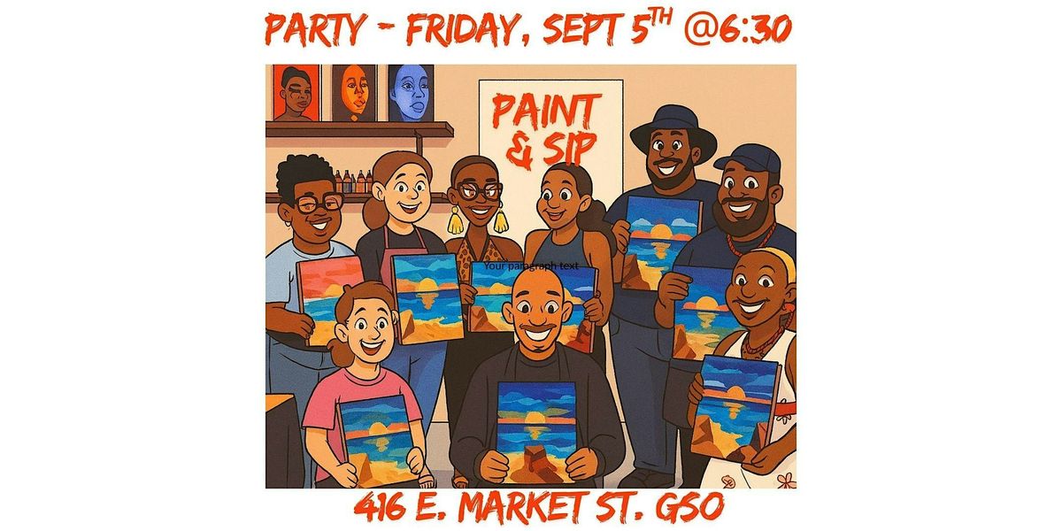 Paint & Sip Party, 5 September | Event in Greensboro | AllEvents