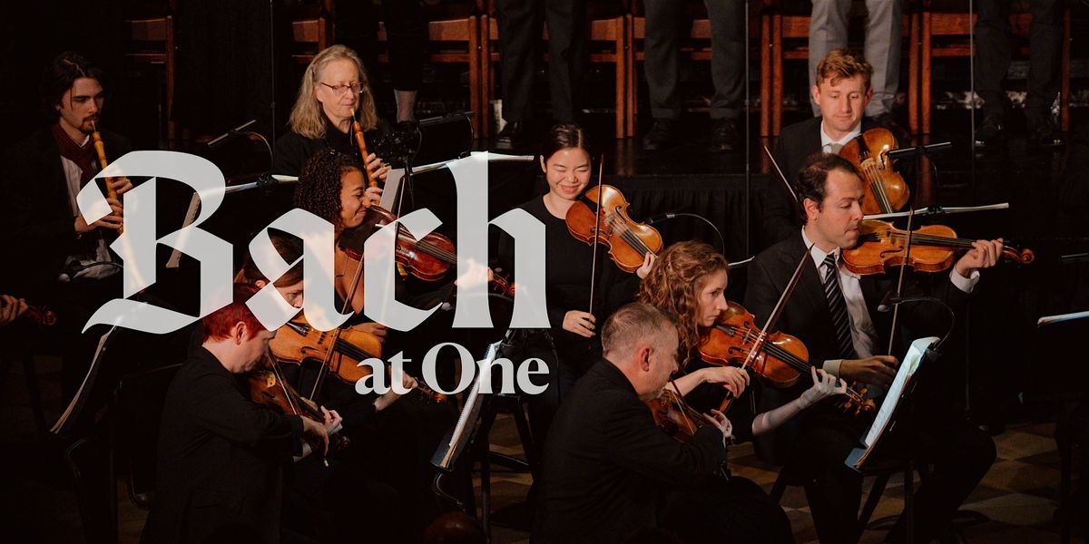 Bach at One, 1 October | Event in New York | AllEvents