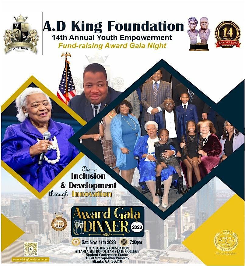 A D King Foundation Youth Empowerment Gala & Awards 2024, 7 December | Event in Atlanta | AllEvents