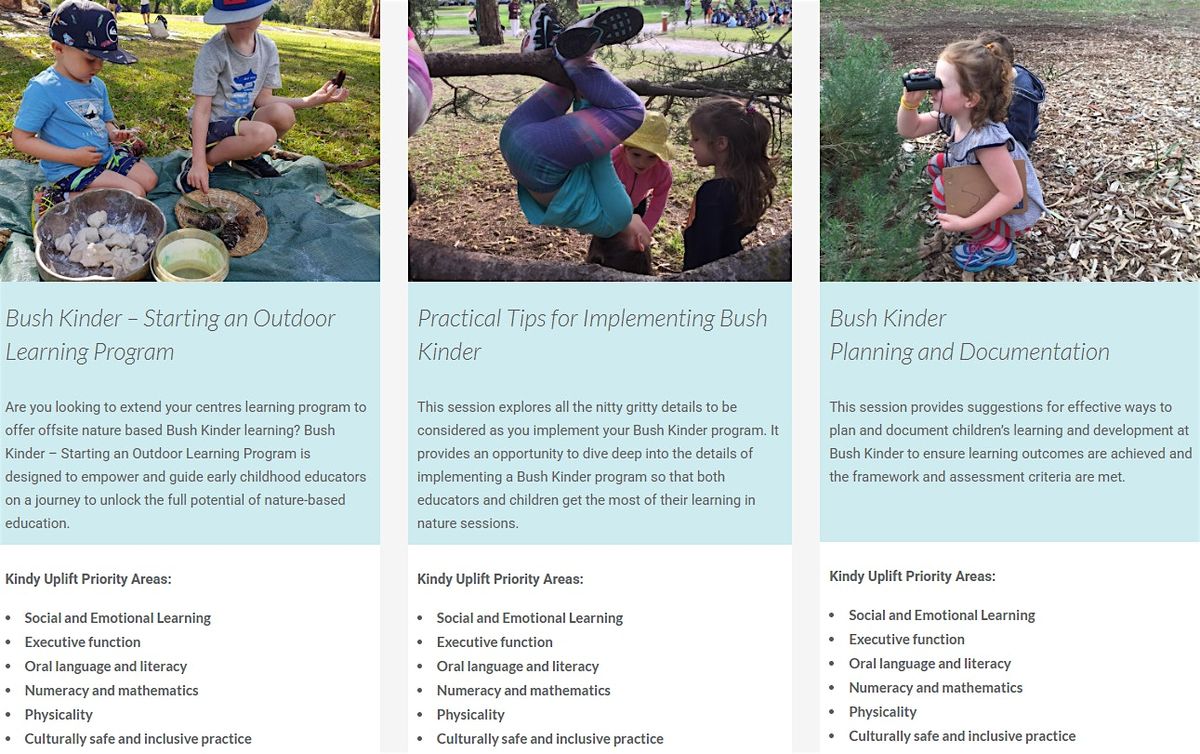 Early Life Foundation- Bush Kinder Program, 6 September | Event in Dysart | AllEvents