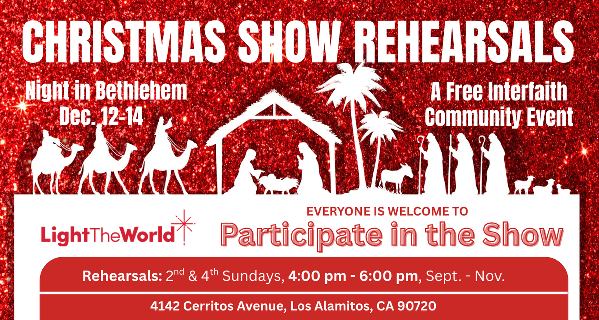 Community Christmas Performance Rehearsals, 23 November | Event in Los Alamitos | AllEvents