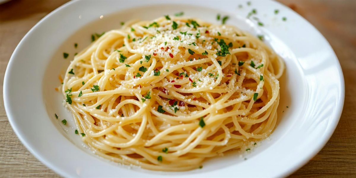 Hands on: Spaghetti Aglio, Olio e Peperoncino (Vegan), 14 August | Event in Boston | AllEvents