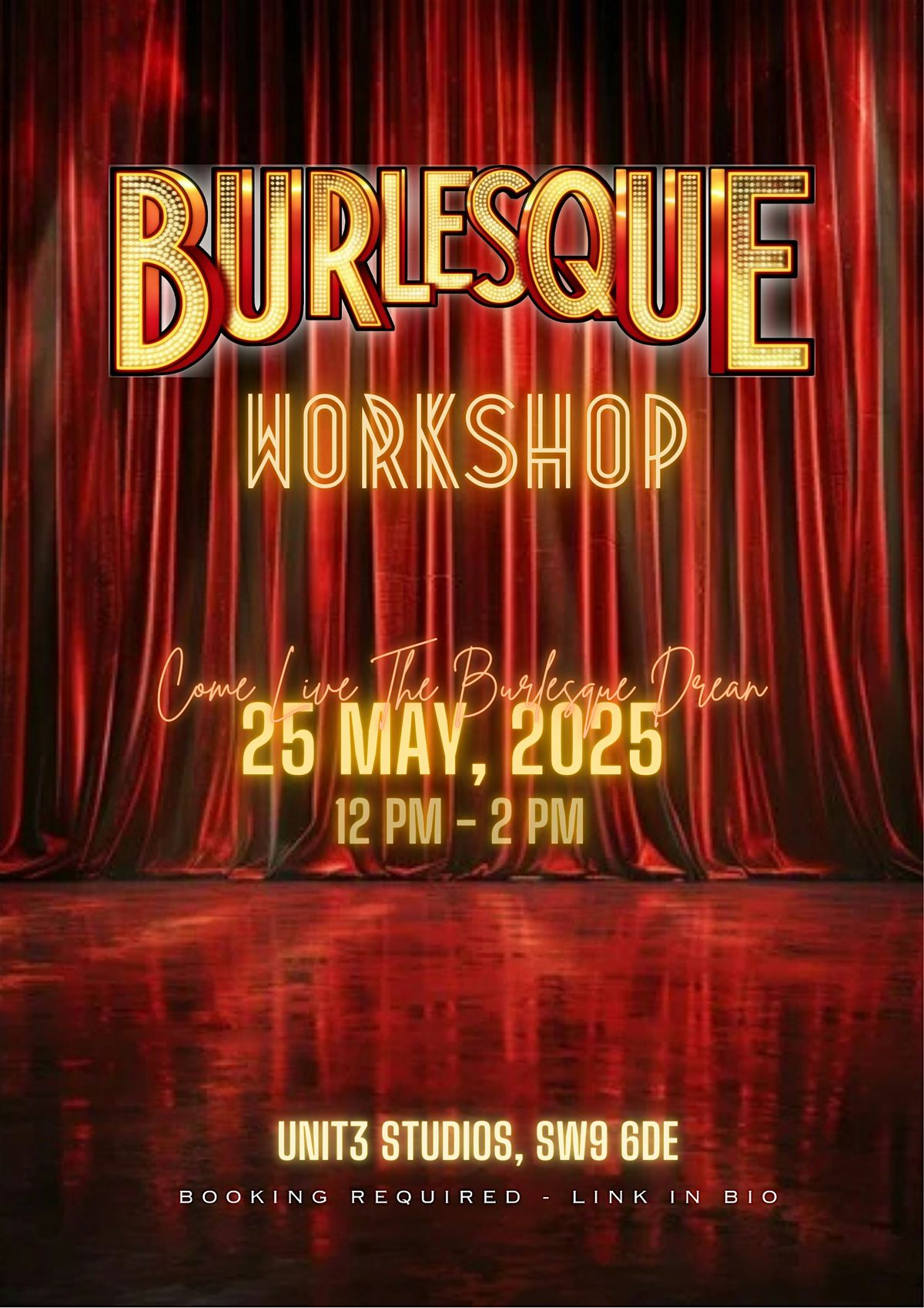 BURLESQUE DANCE WORKSHOP, 25 May | Event in London | AllEvents
