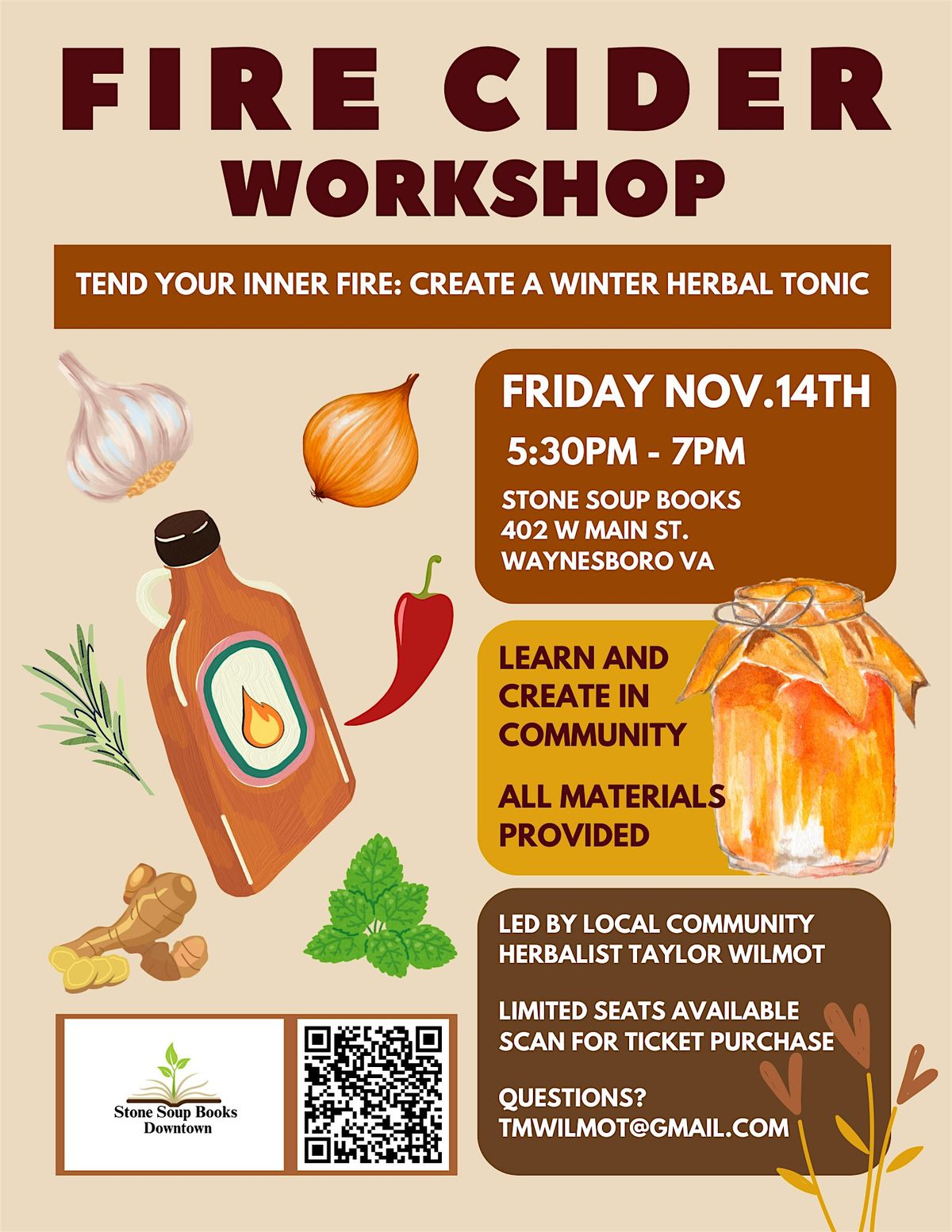 Fire Cider Workshop | Event in Waynesboro | AllEvents