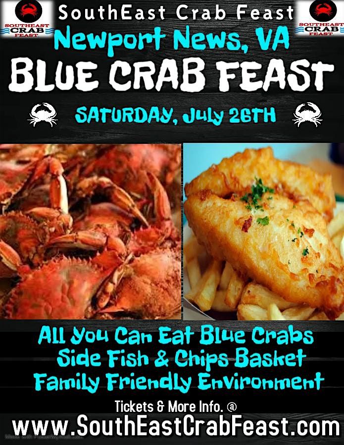 Southeast Crab Feast - Newport News (VA), 26 July | Event in Newport News | AllEvents