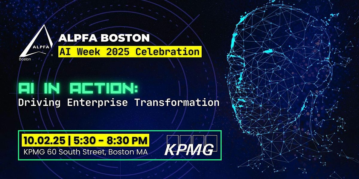 AI in Action: Driving Enterprise Transformation, 2 October | Event in Boston | AllEvents