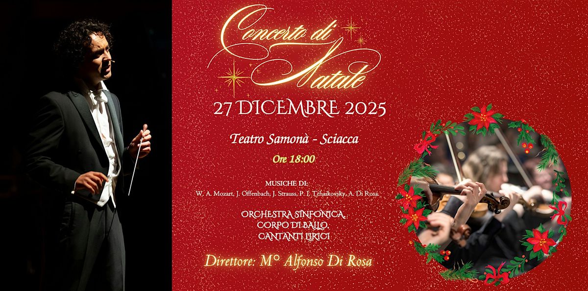 Gran Concerto di Natale - Teatro Samonà - Sciacca - M° Alfonso Di Rosa, 27 December | Event in Sciacca | AllEvents