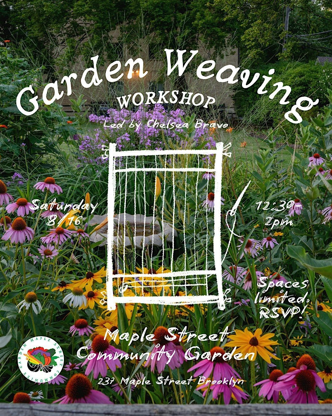 Garden Weaving Workshop, 16 August | Event in Brooklyn | AllEvents
