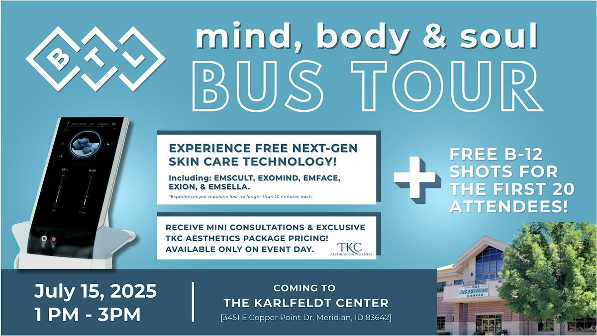 Free Aesthetics Tour: Try EMSCULPT, EMFACE & More —Exclusive TKC Event, 15 July | Event in Meridian