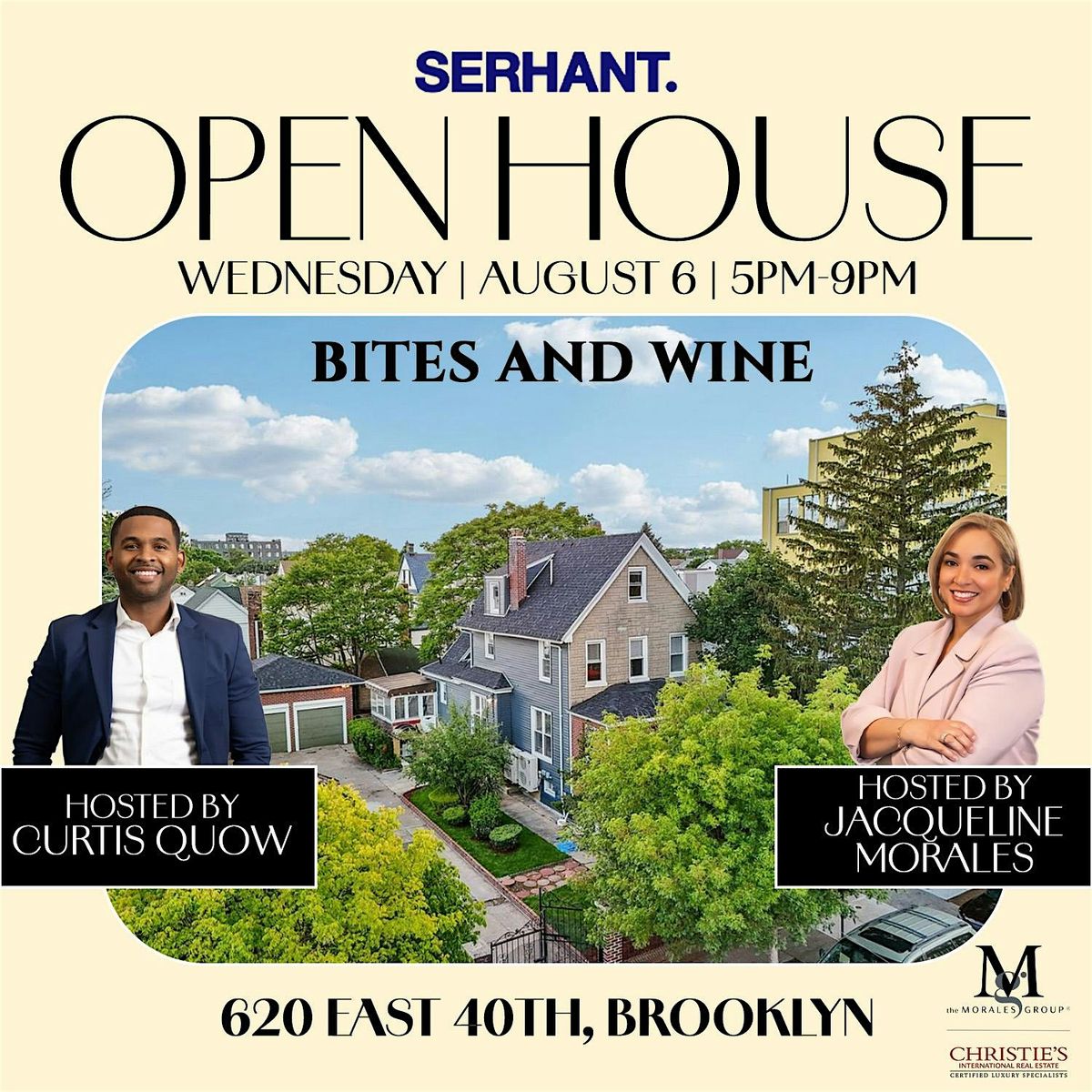 Wine & Bites Broker open house 620 East 40th street, 6 August | Event in Brooklyn | AllEvents