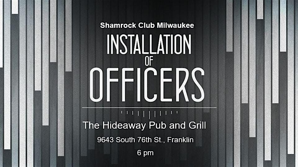 Shamrock Club Officers Insallation July 10 at the Hideaway, 10 July | Event in Franklin | AllEvents