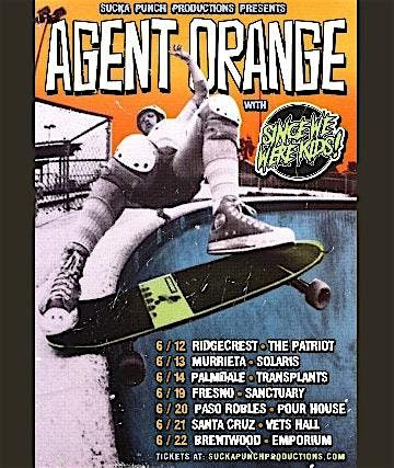 Agent Orange with Since We Were Kids Live in Concert at Solaris in Murrieta, 13 June | Event in Murrieta | AllEvents