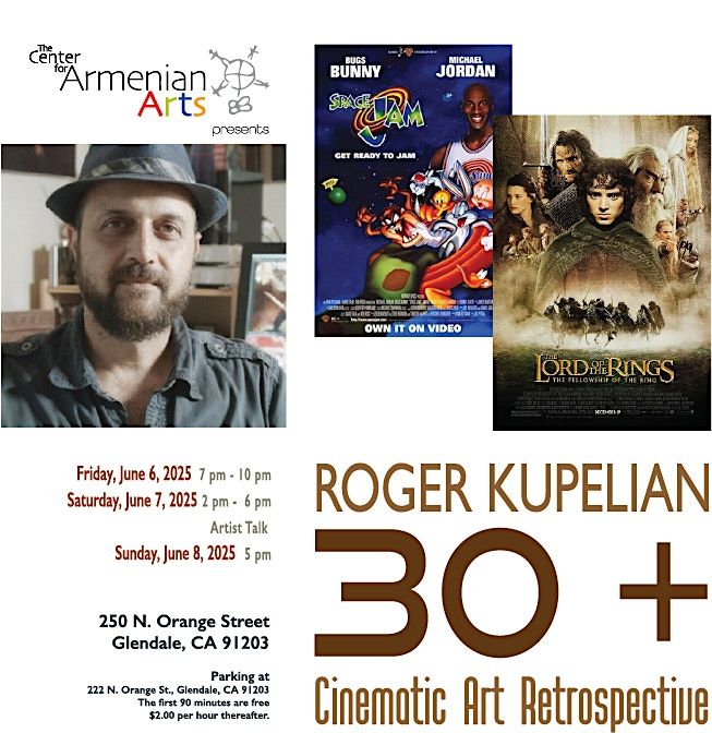 Roger Kupelian: 30+ Cinematic Art Retrospective, 6 June | Event in Glendale | AllEvents