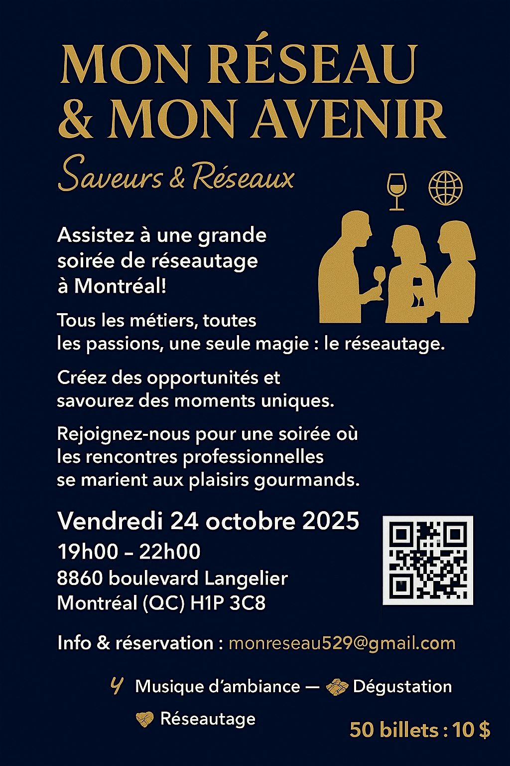 SAVEURS & RÉSEAUX, 24 October | Event in Montréal | AllEvents