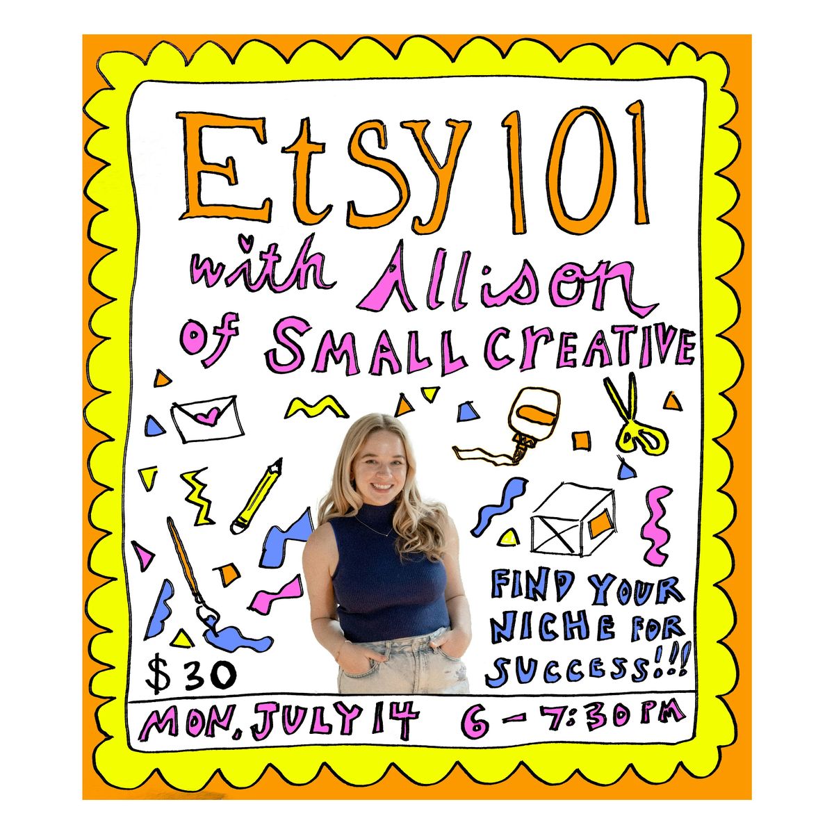 ETSY 101 with Allison of Small Creative | Event in Savannah | AllEvents