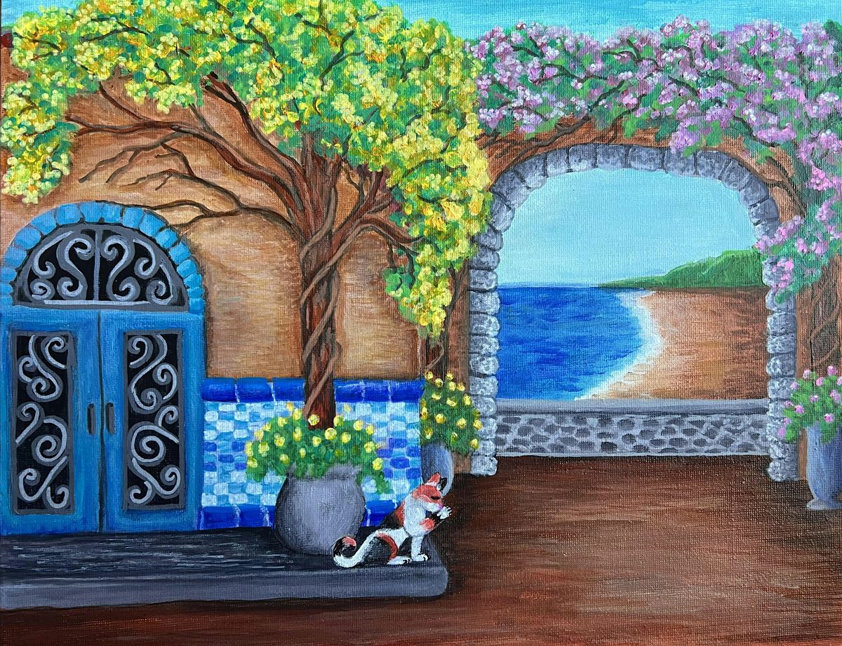 Midday Veranda with Ocean Views Paint Night, 9 September | Event in Novato | AllEvents