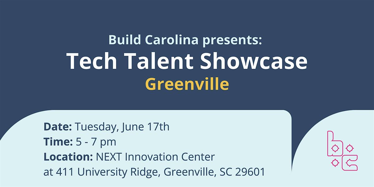 Tech Talent Showcase – Greenville, 17 June | Event in Greenville | AllEvents