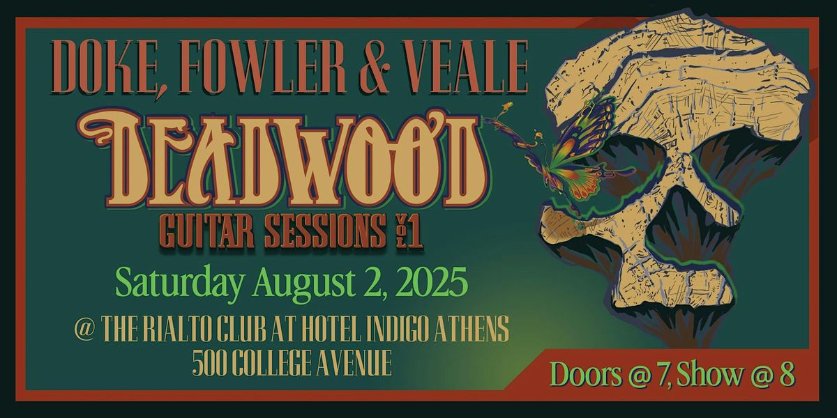 Doke, Fowler & Veale album release show @ The Rialto Club at Hotel Indigo, 2 August | Event in Athens
