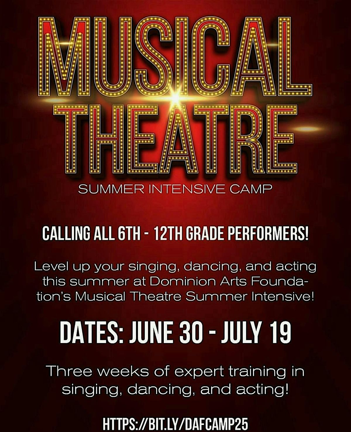 Middle & High School Musical Theatre Summer Intensive, 30 June | Event in Mableton | AllEvents