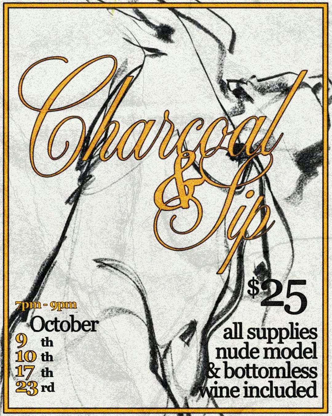 CHARCOAL & SIP - BOTTOMLESS WINE, 17 October | Event in Seattle | AllEvents