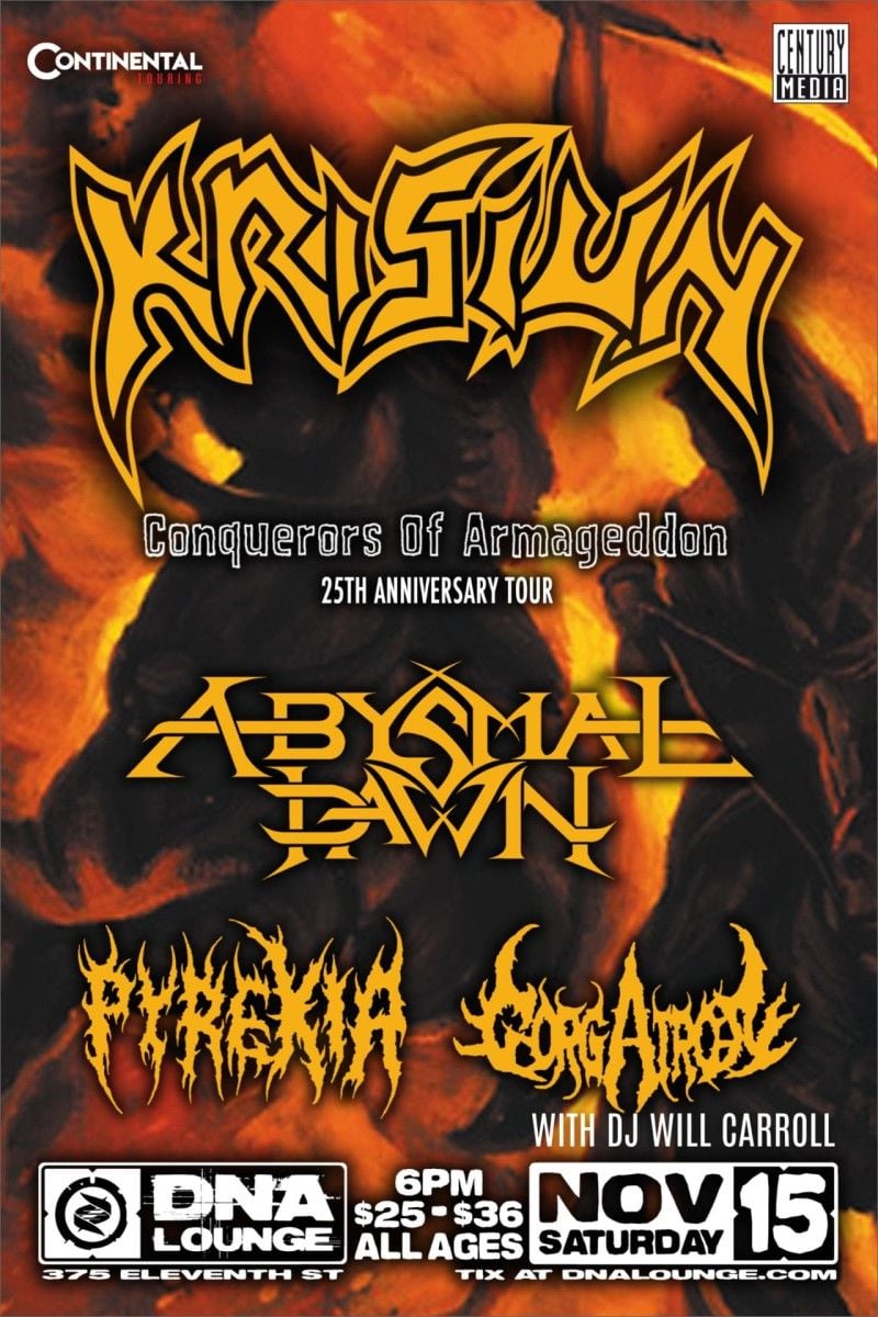 Krisiun, 2 November | Event in Raleigh | AllEvents