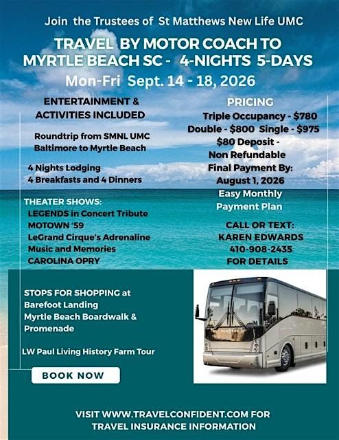 Myrtle Beach, 14 September | Event in Baltimore | AllEvents