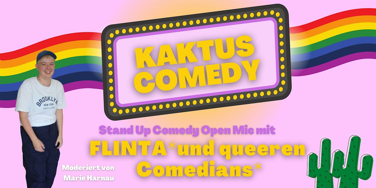 KAKTUS COMEDY: FLINTA* und Queer Comedy Show, 7 August | Event in Berlin | AllEvents