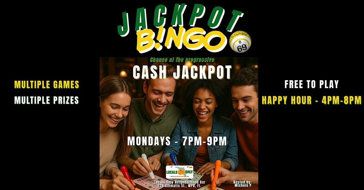 Jackpot Bingo @ Locals Only, 18 August | Event in West Palm Beach | AllEvents