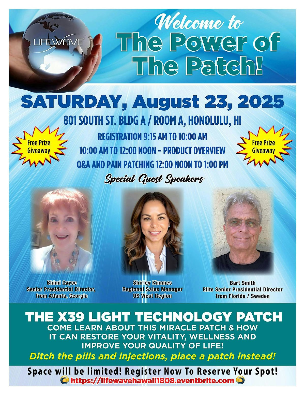 Hawaii Light Warriors Lifewave Event, 23 August | Event in Honolulu | AllEvents
