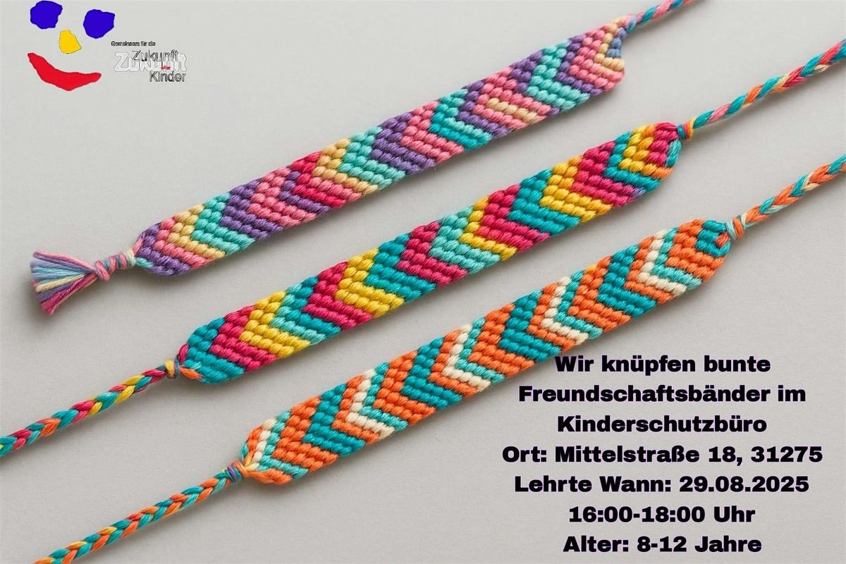 Wir knüpfen bunte Freundschaftsbänder!, 29 August | Event in Lehrte | AllEvents