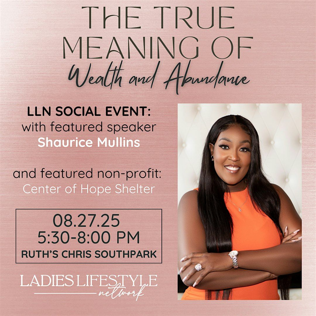 The True Meaning of Wealth & Abundance, 27 August | Event in Charlotte | AllEvents