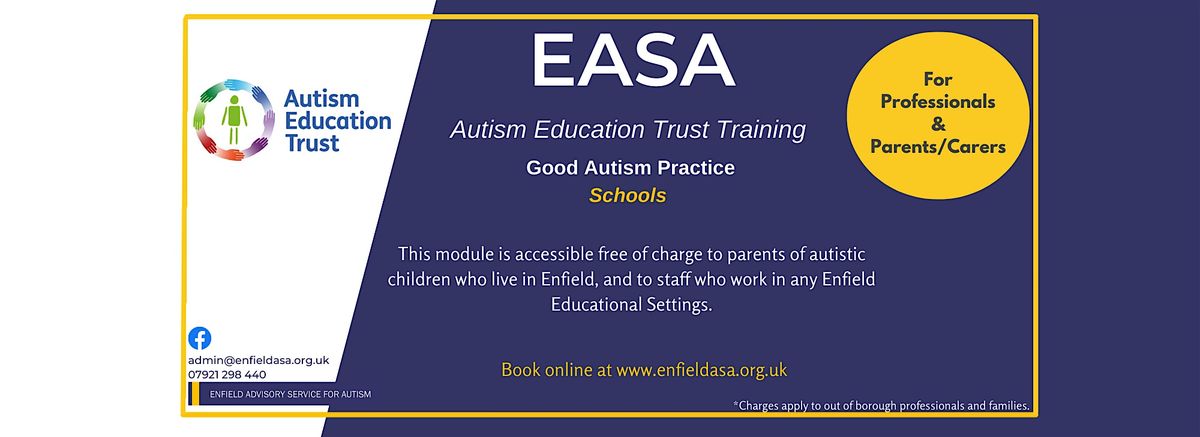 AET Good Autism Practice in Schools, 15 May | Event in Enfield | AllEvents