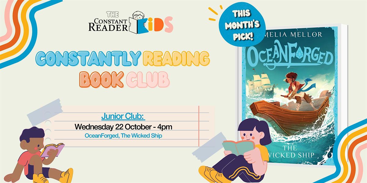JUNIOR BOOK CLUB - OCTOBER, 22 October | Event in Crows Nest | AllEvents