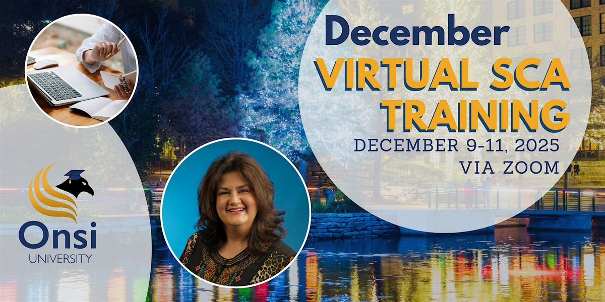 Virtual SCA Training Courses - December 2025, 9 December | Online Event | AllEvents