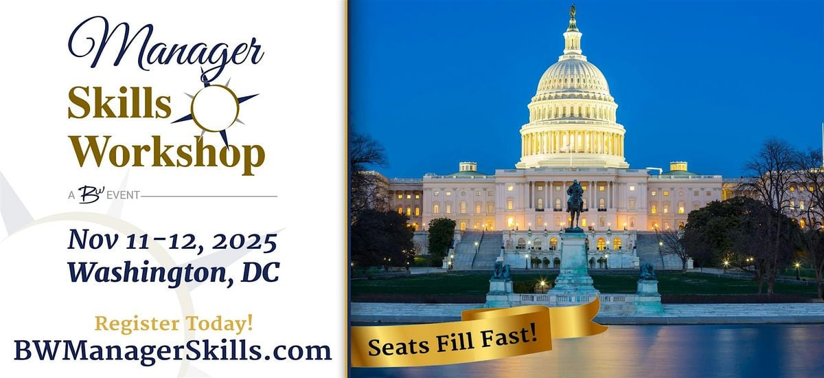 Manager Skills Workshop - Washington, DC, 11 November | Event in Washington | AllEvents