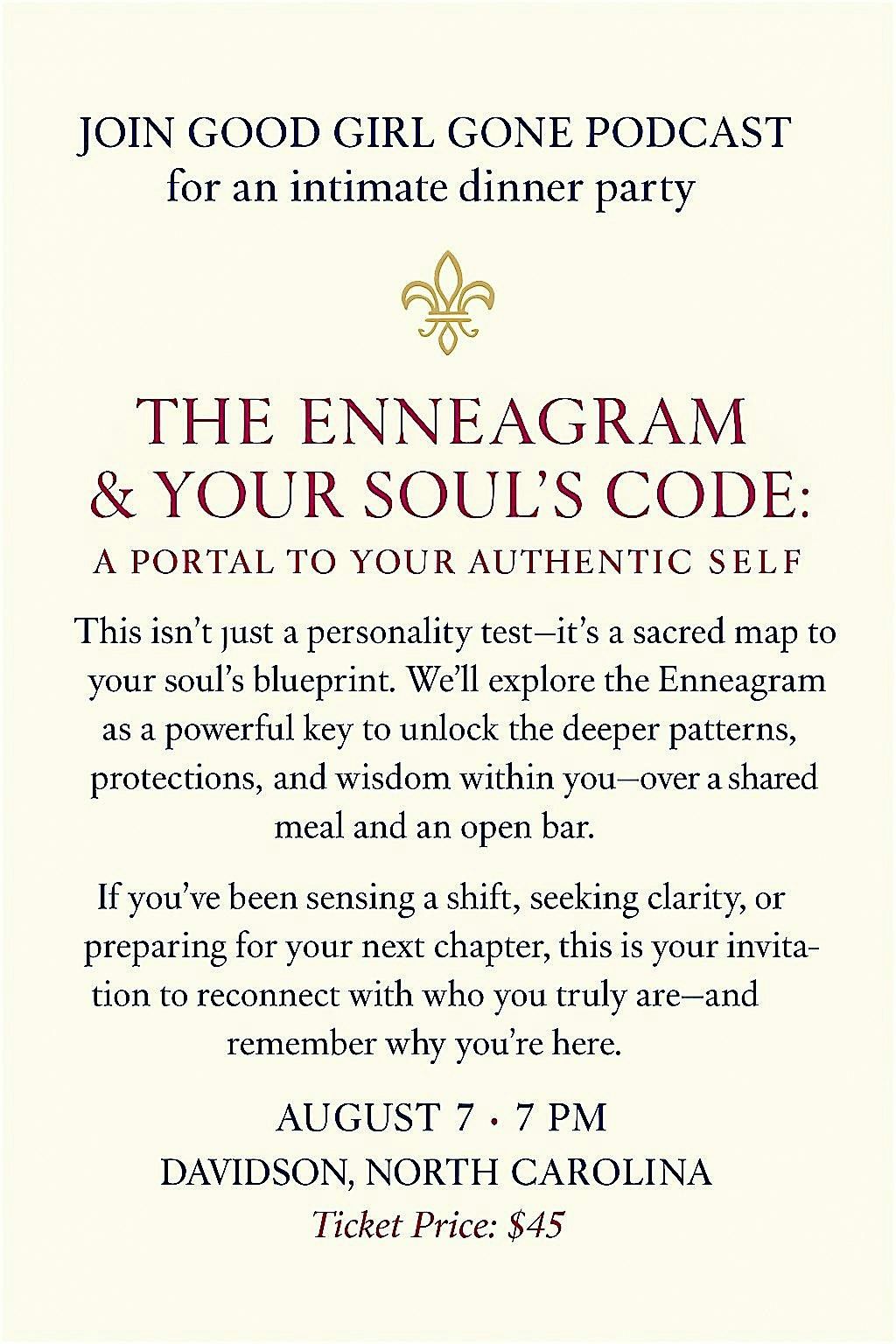 The Enneagram table with Good Girl Gone | Event in Concord | AllEvents