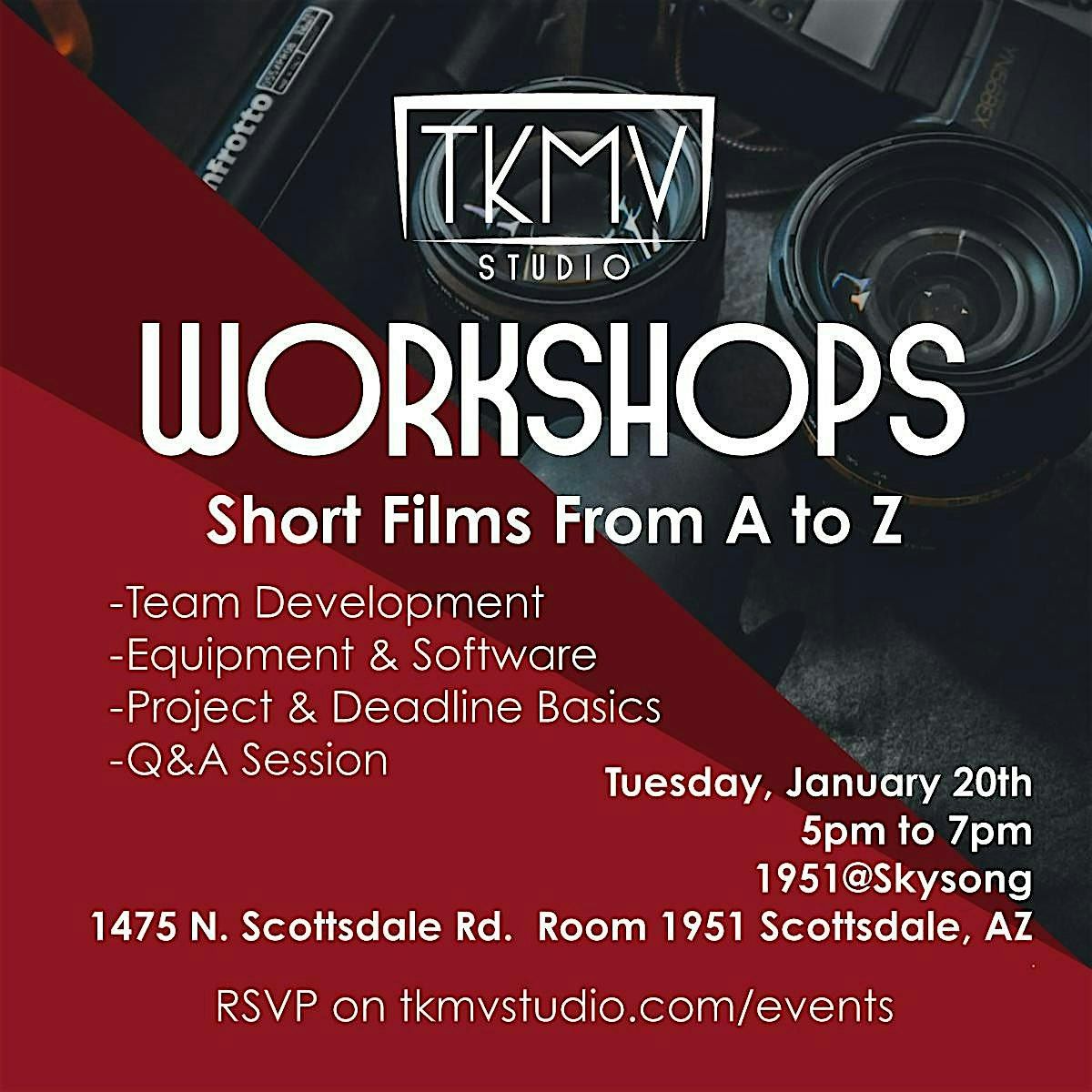 Short Film From A to Z, 20 January | Event in Scottsdale | AllEvents