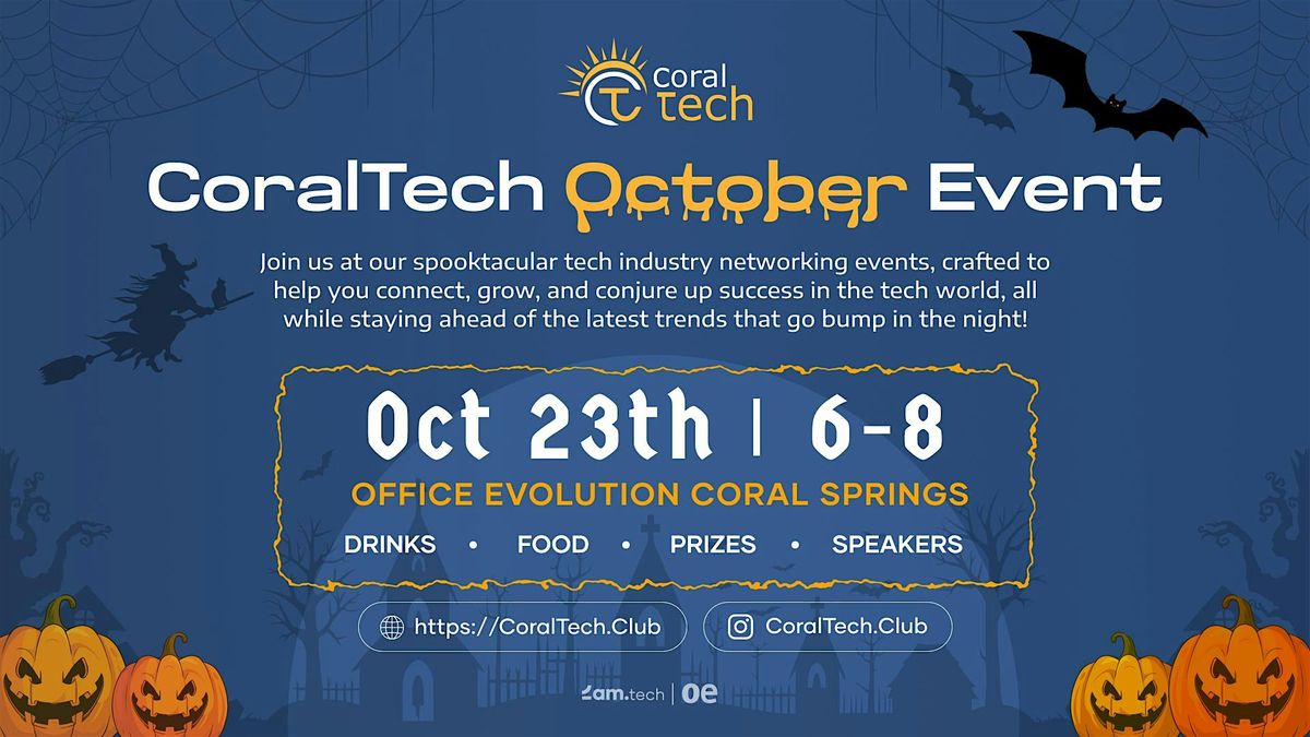 CoralTech Biz Networking, 23 October | Event in Coral Springs | AllEvents