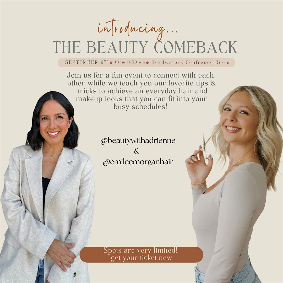 The Beauty Comeback, 2 September | Event in Dripping Springs | AllEvents