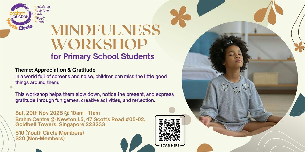 Mindfulness for Primary School Students, 29 November | Event in Toa Payoh | AllEvents