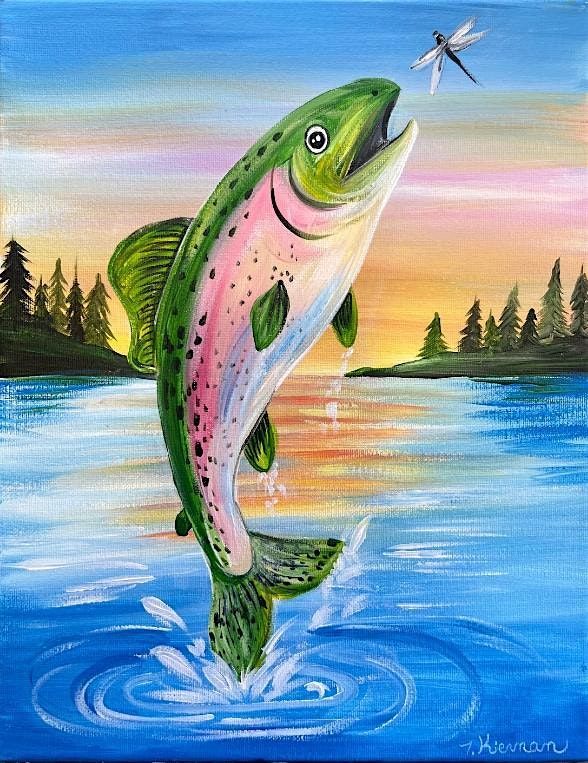 Rainbow Trout Paint Party, 14 October | Event in Crab Orchard | AllEvents