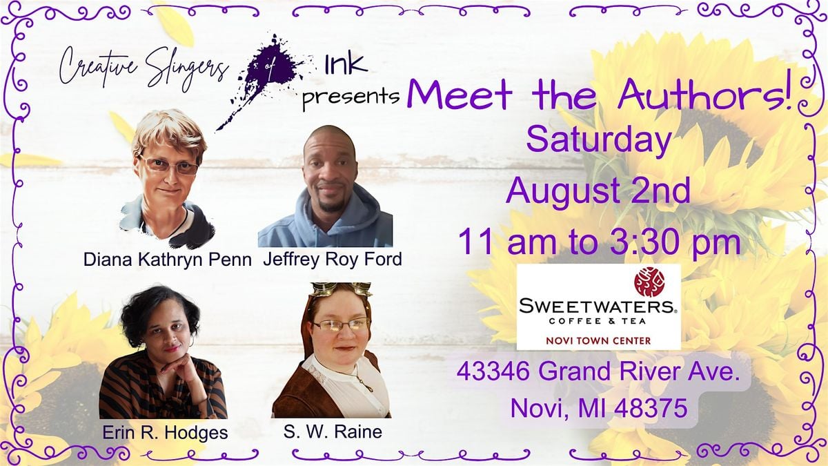 Meet the Authors at Sweetwaters Coffee & Tea – Novi!, 2 August | Event in Novi | AllEvents