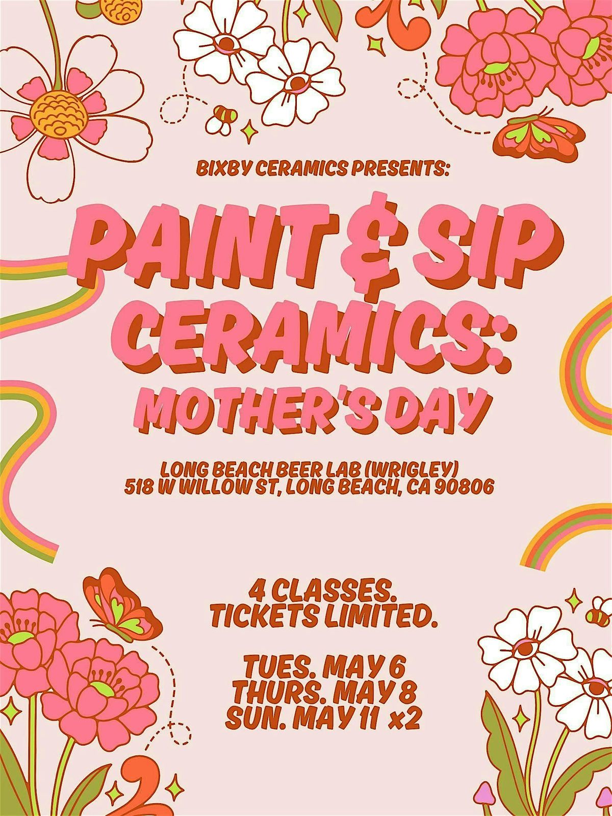 Paint and Sip Ceramics: Mother's Day Travel Mugs | Event in Long Beach | AllEvents