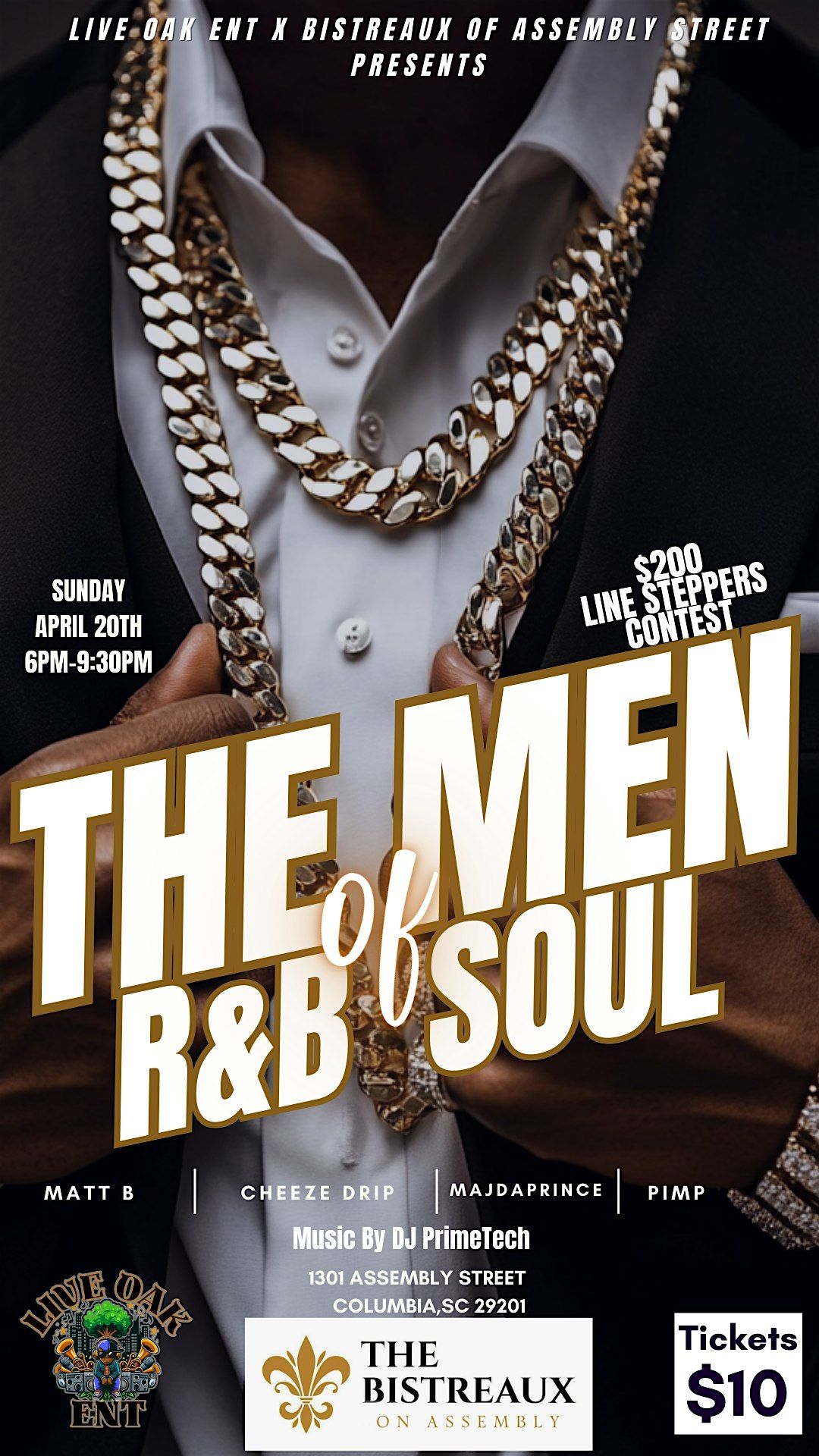 The Men of R&B Soul | Event in Columbia | AllEvents