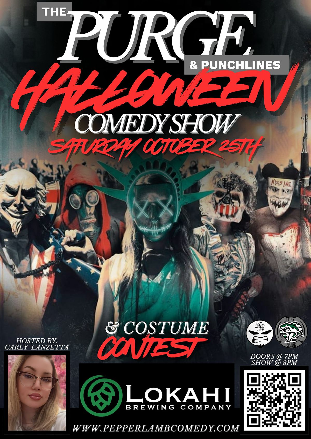 The Purge & Punchlines - SAT OCT 25th - Lokahi Brewery, 25 October | Event in Honolulu | AllEvents