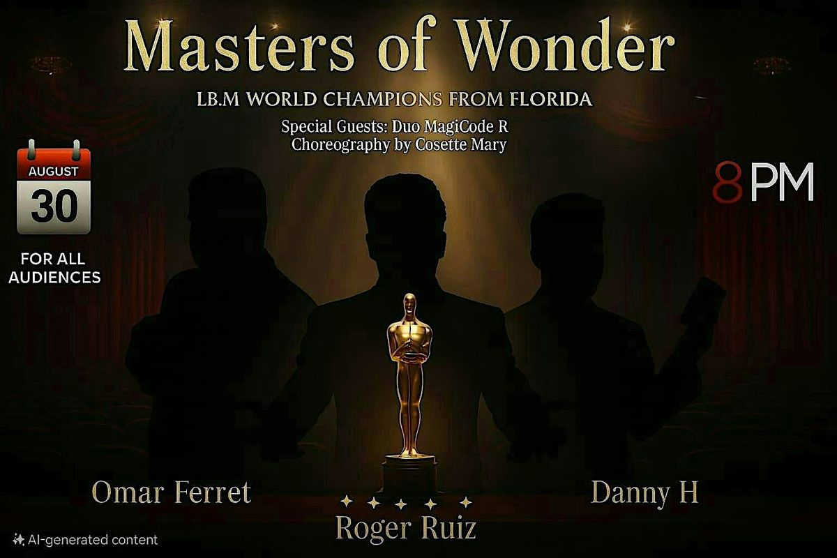 Masters of Wonder: IBM World Champions from Florida, 30 August | Event in Miami | AllEvents