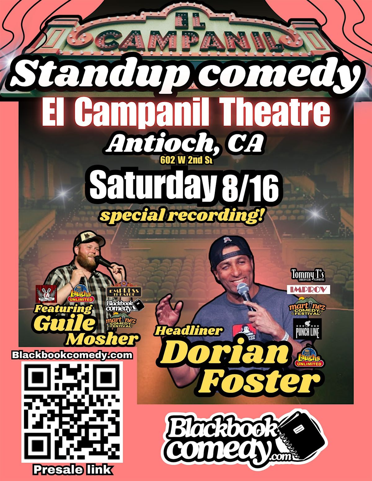 Comedy in Antioch - El Campanil Theatre, 16 August | Event in Antioch | AllEvents